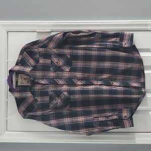 COASTAL snap down shirt size Medium